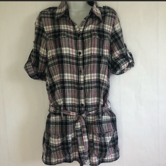 🌾 Hurley plaid flannel - Picture 1 of 10